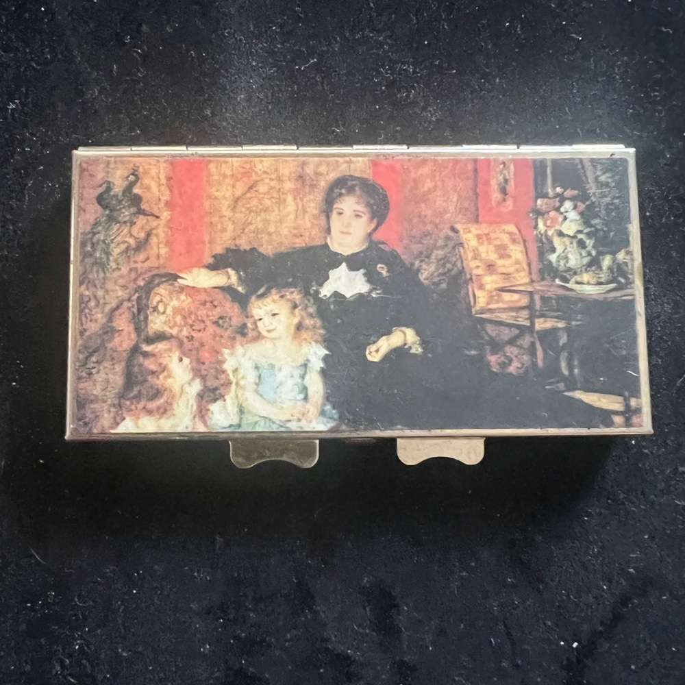 Vintage Two Sided Large Rectangular Victorian Mir… - image 2